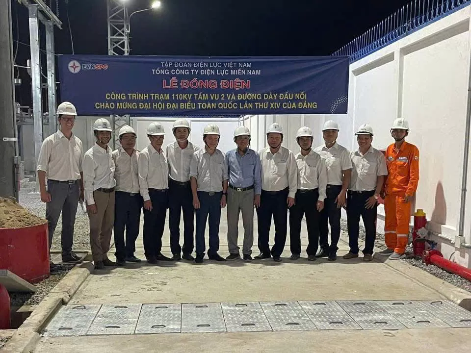 Energization and Completion of the 110kV Tầm Vu 2 Substation Project and Connection Line