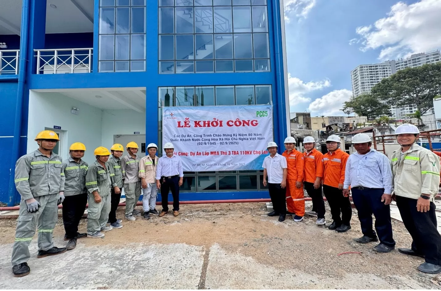 Khởi công Dự án Lắp MBA thứ 3 Trạm biến áp 110kV Chợ Lớn